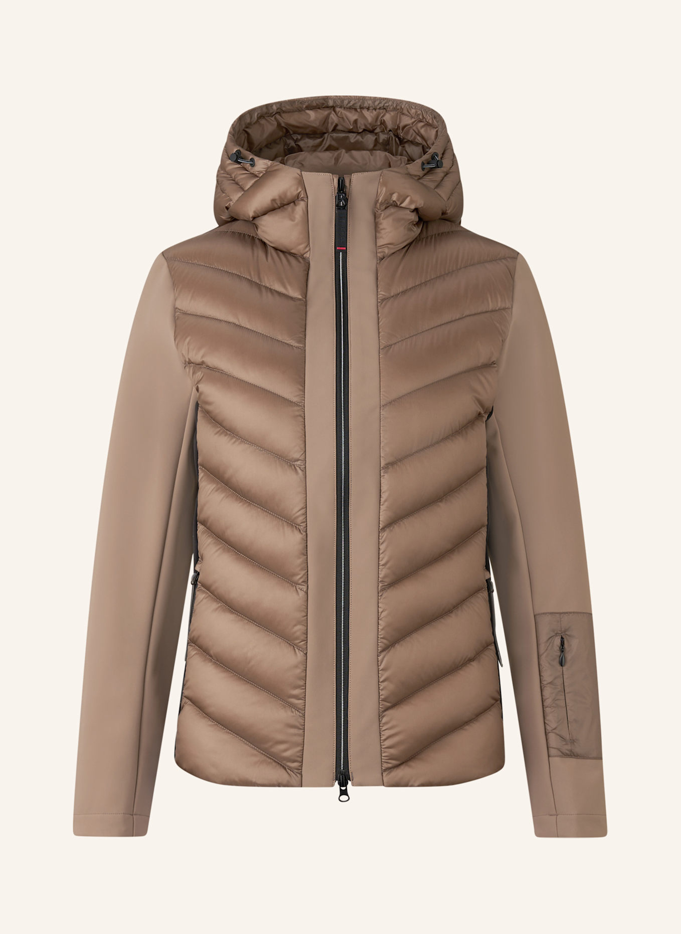FIRE+ICE Hybrid-Jacke: BEIGE