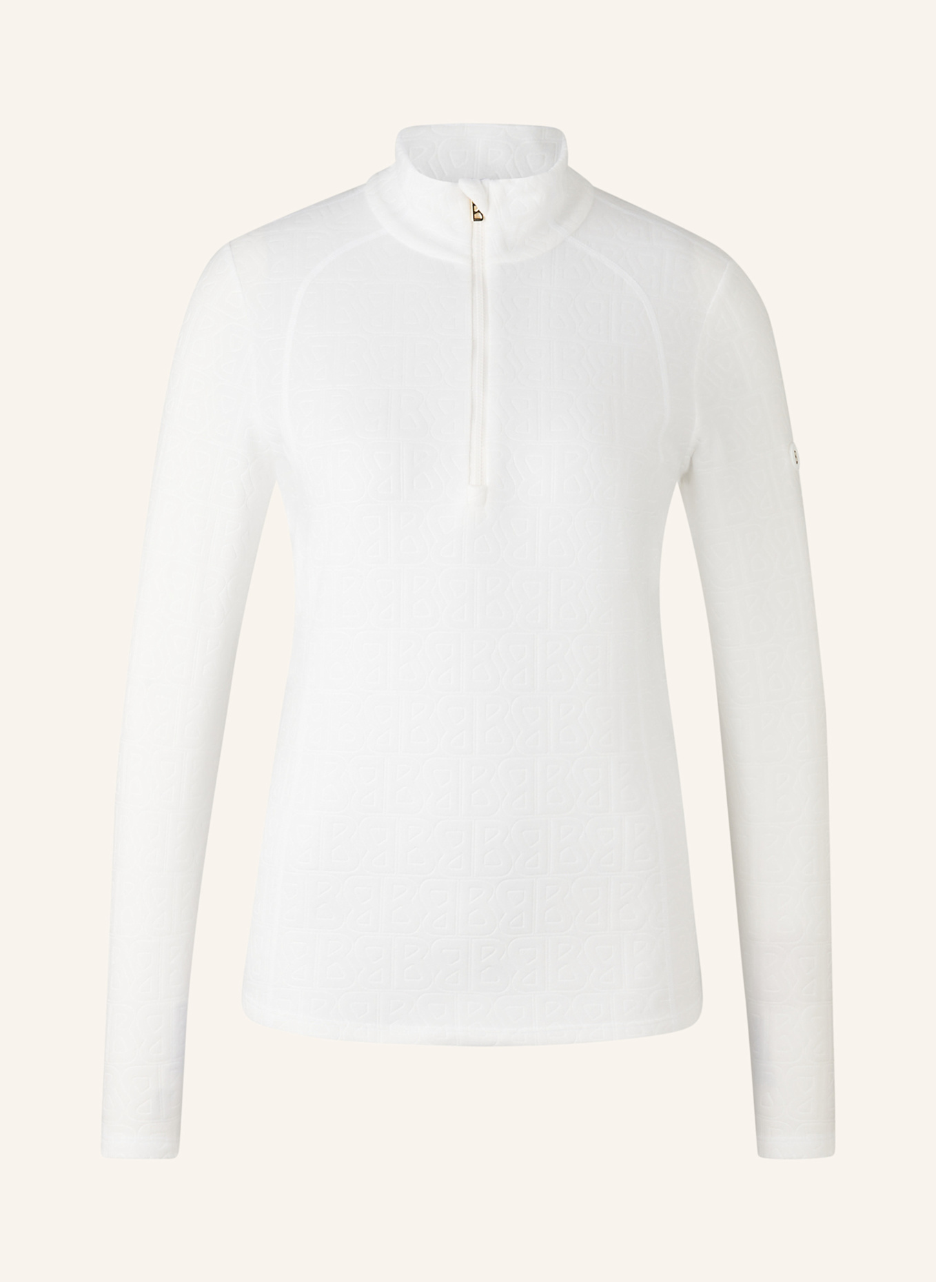 BOGNER Fleece-Troyer MEDITA2: WEISS