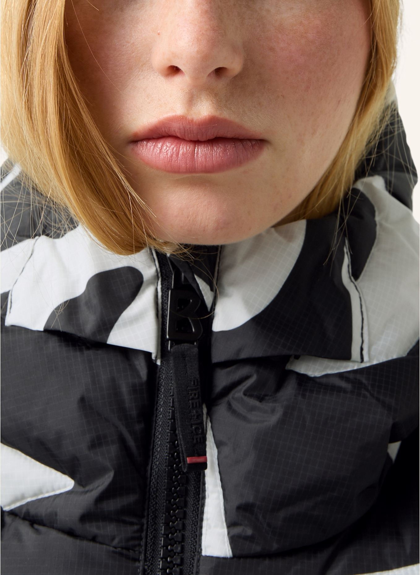 FIRE+ICE Skijacke: SCHWARZ/ WEISS