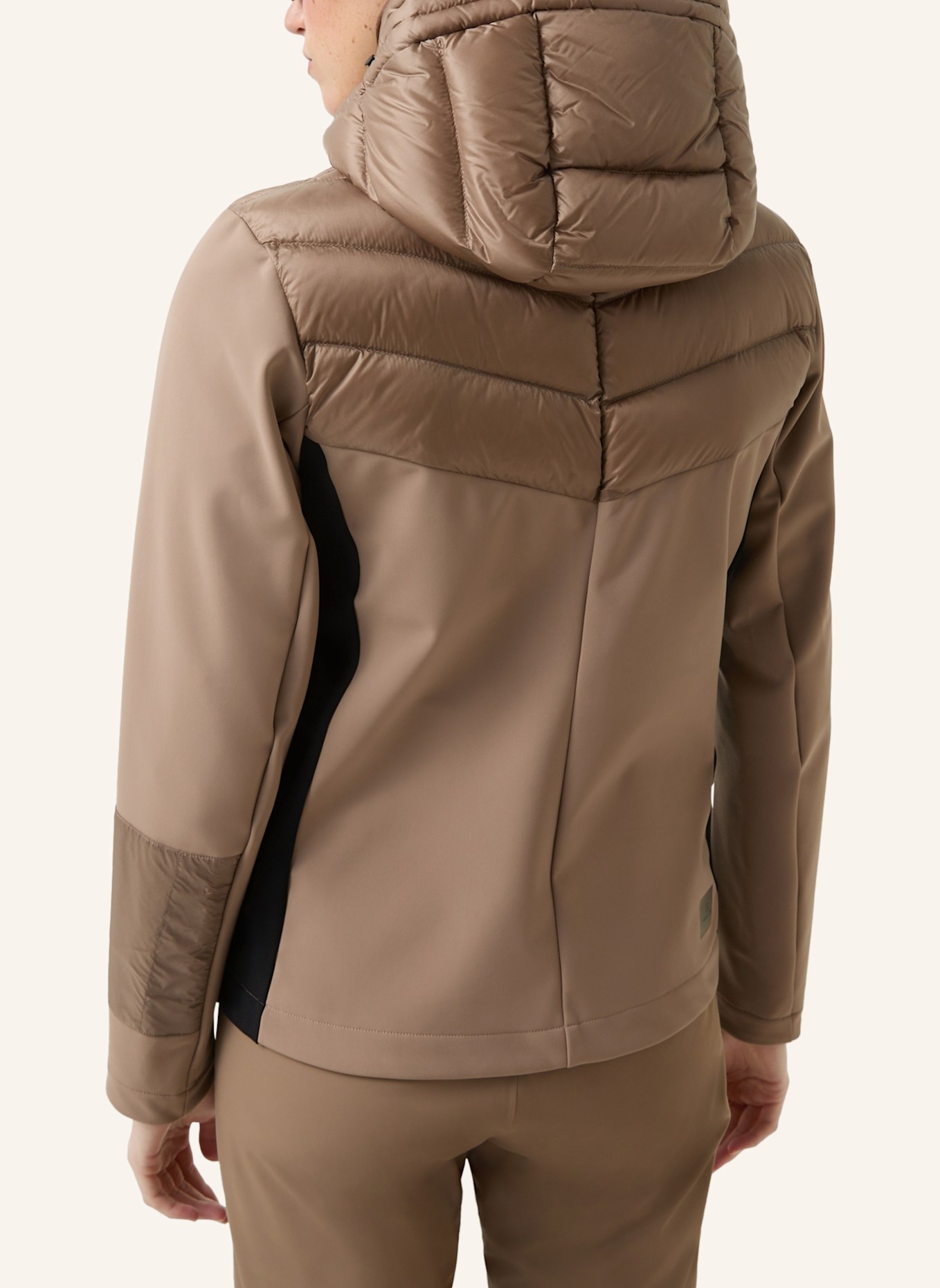 FIRE+ICE Hybrid-Jacke: BEIGE