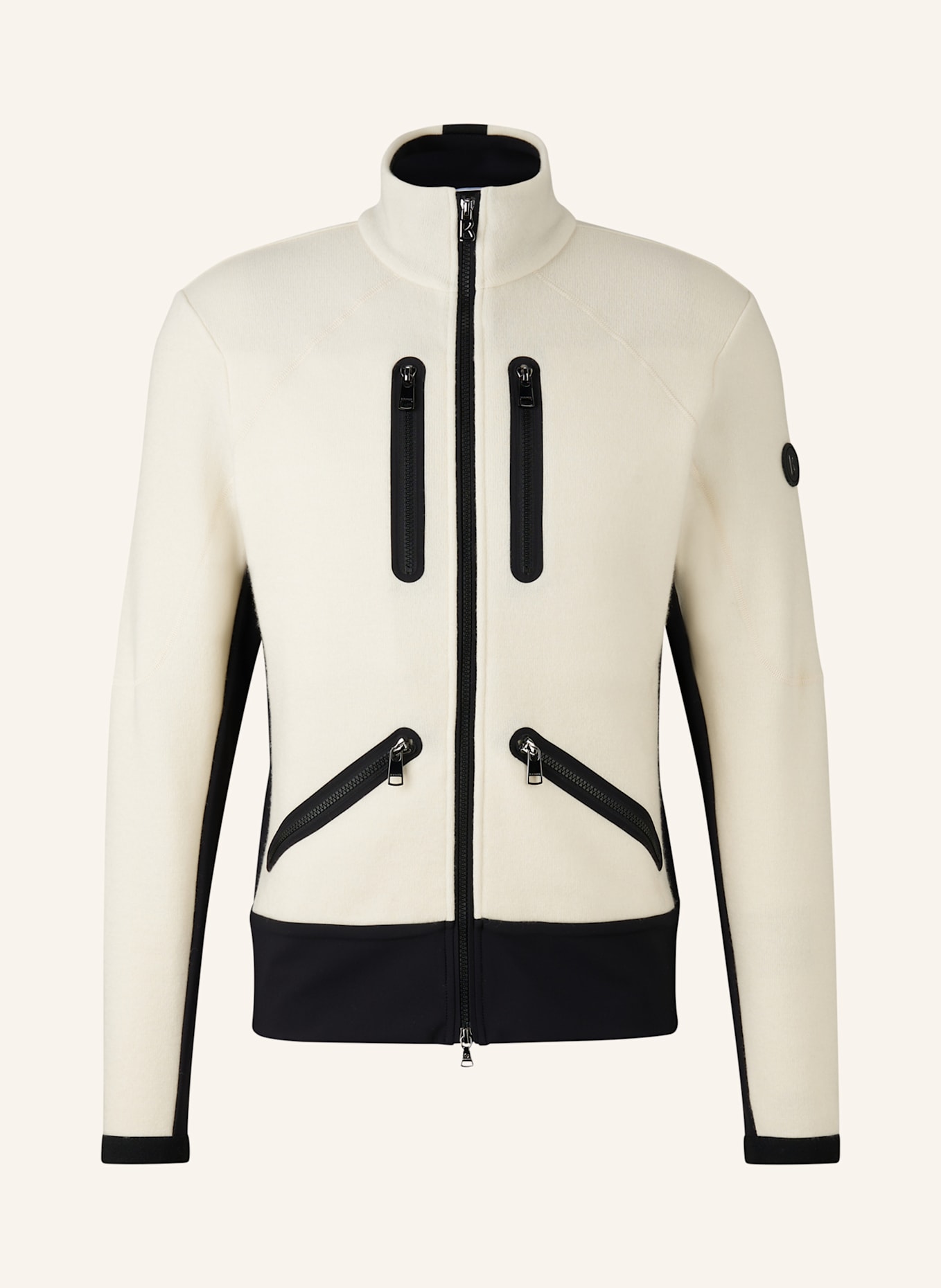BOGNER Mid Layer: WEISS/ SCHWARZ