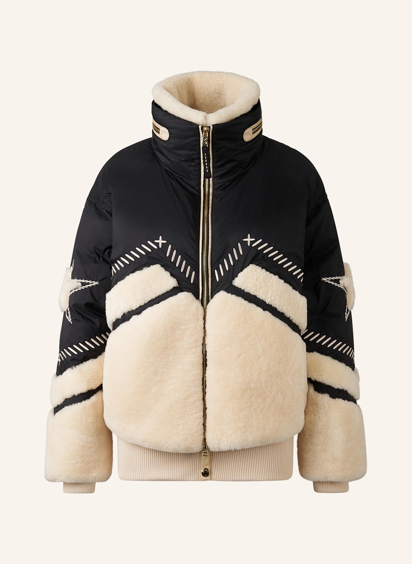 BOGNER Skijacke: SCHWARZ/ CREME