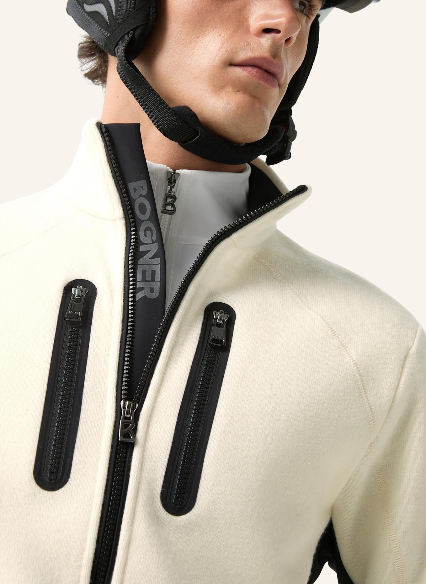 BOGNER Mid Layer: WEISS/ SCHWARZ
