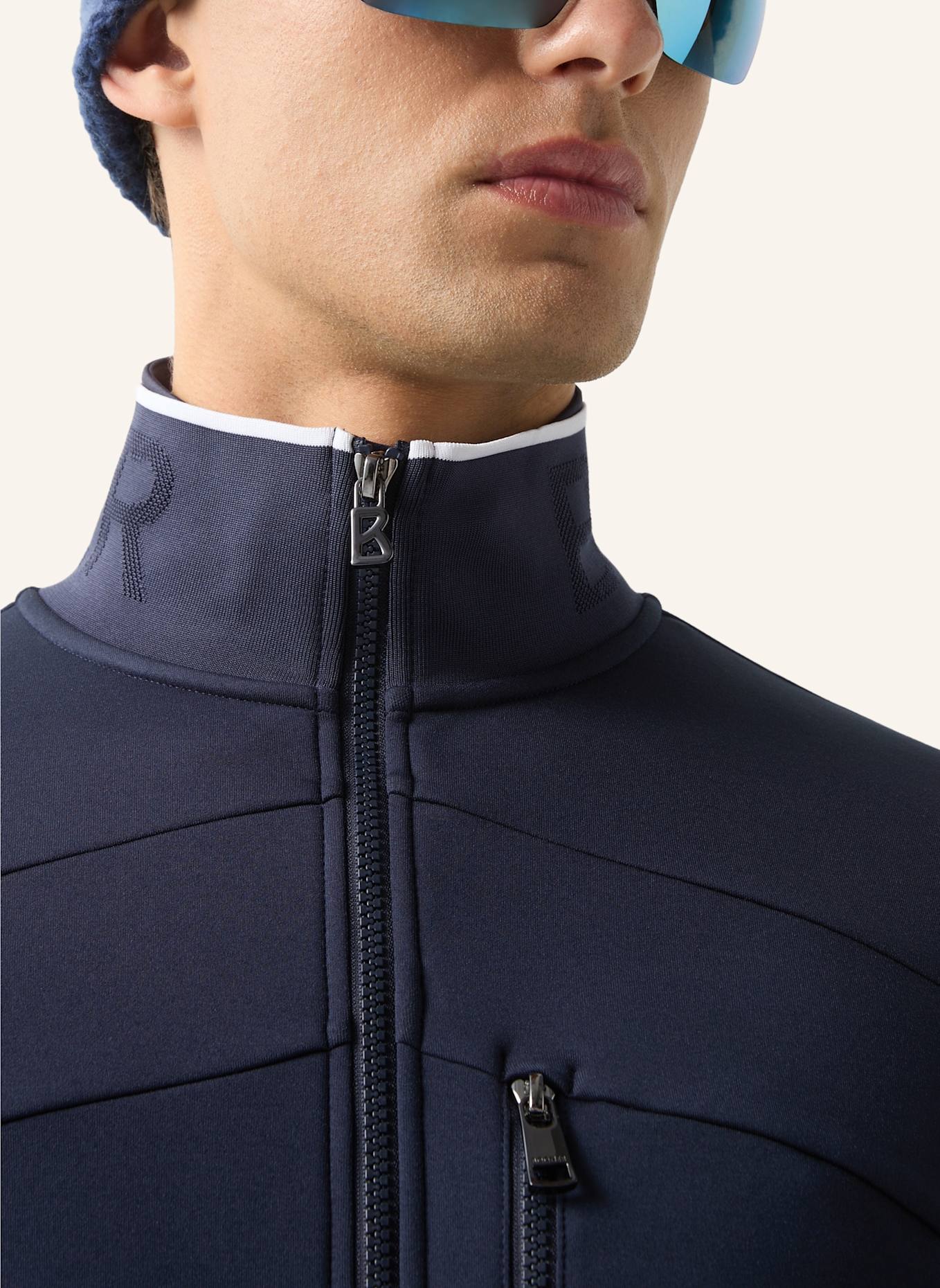BOGNER Midlayer-Jacke XILAS2: DUNKELBLAU