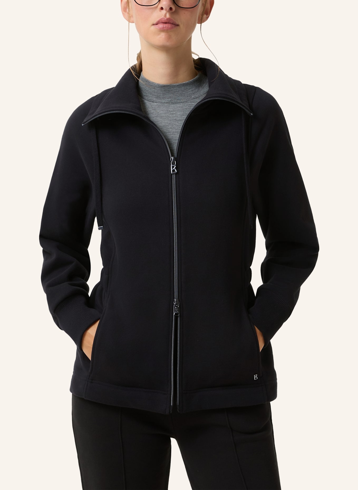 BOGNER Sweatjacke: SCHWARZ