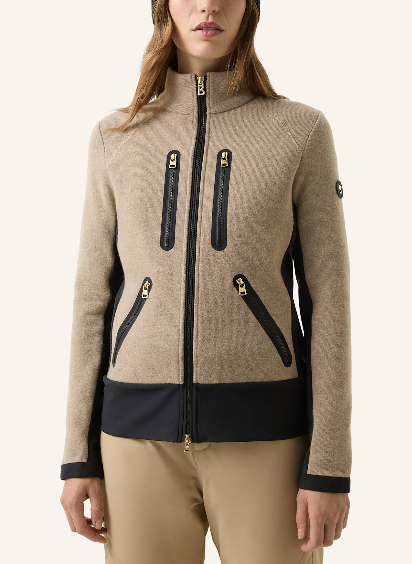 BOGNER Mid Layer: BRAUN/ SCHWARZ