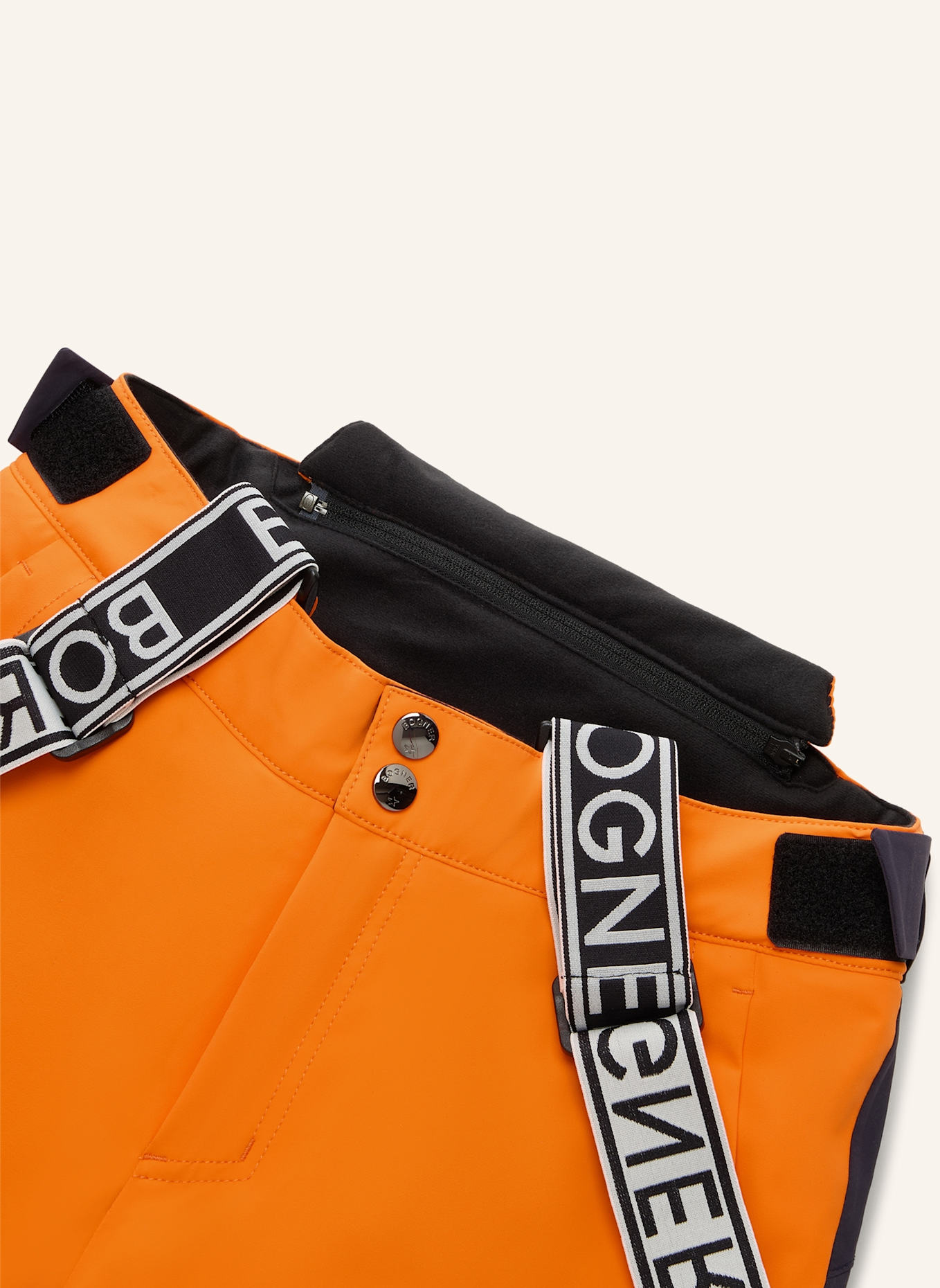 BOGNER Skihose: ORANGE/ DUNKELBLAU/ BEIGE