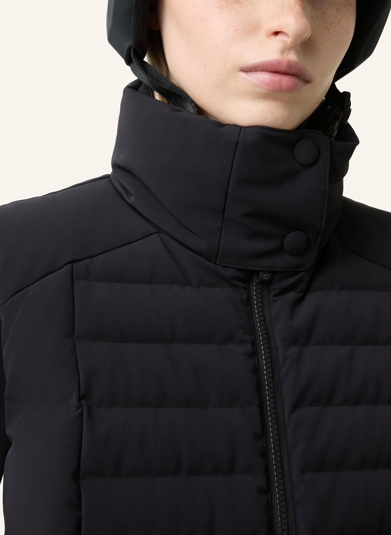 BOGNER Steppweste: SCHWARZ/ BEIGE