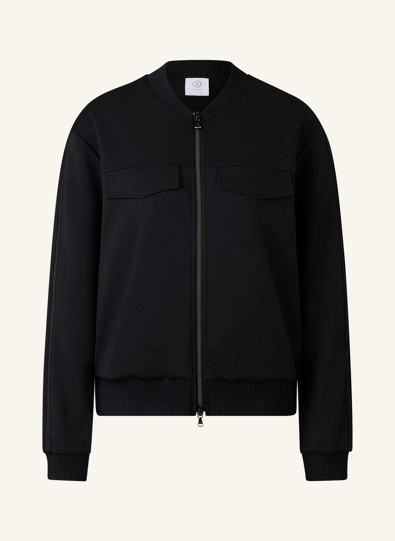 BOGNER Sweatjacke: SCHWARZ