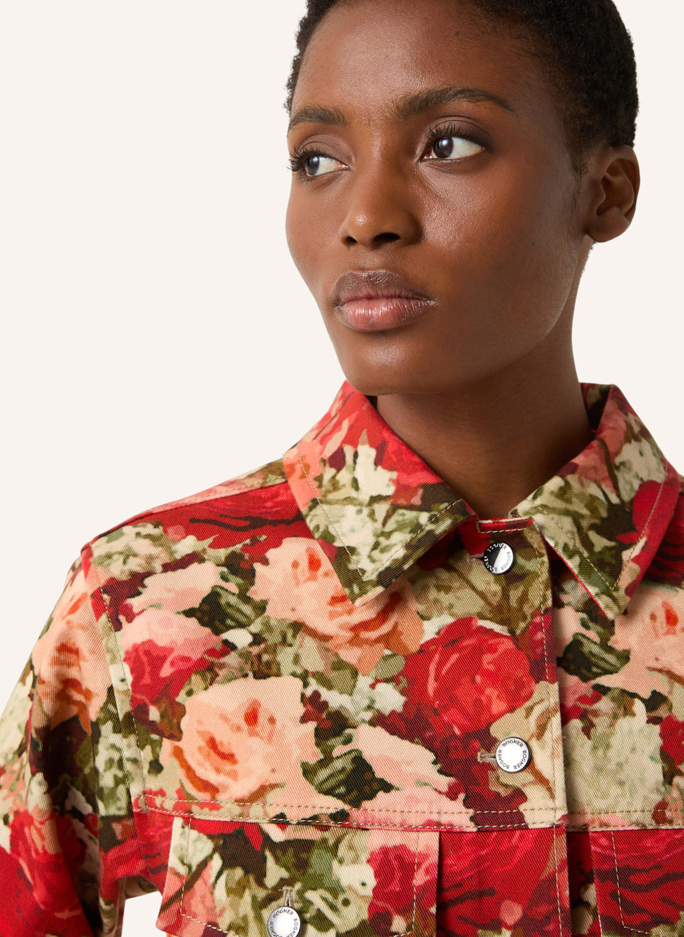 BOGNER Übergangsjacke: ROT/ GRÜN