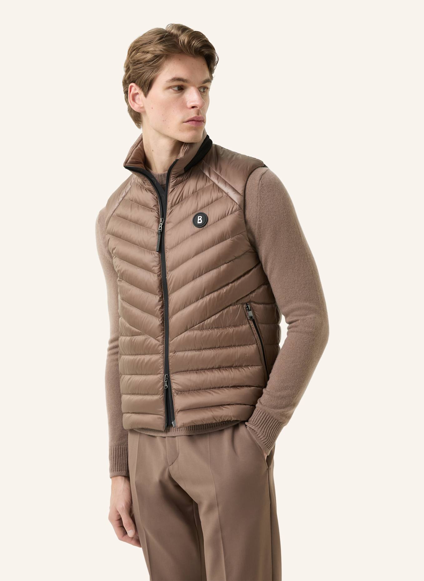 BOGNER Daunenweste LASSE: BRAUN