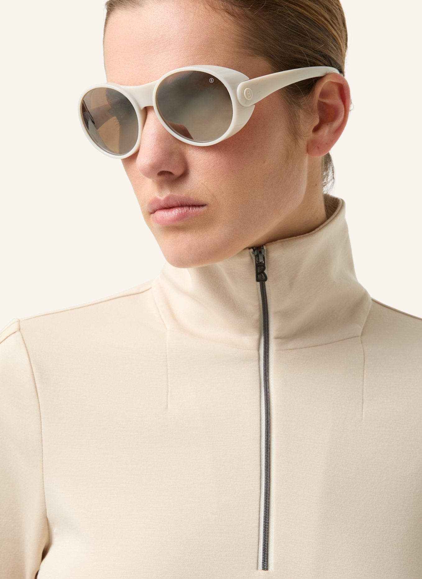 BOGNER Sweatshirt: BEIGE