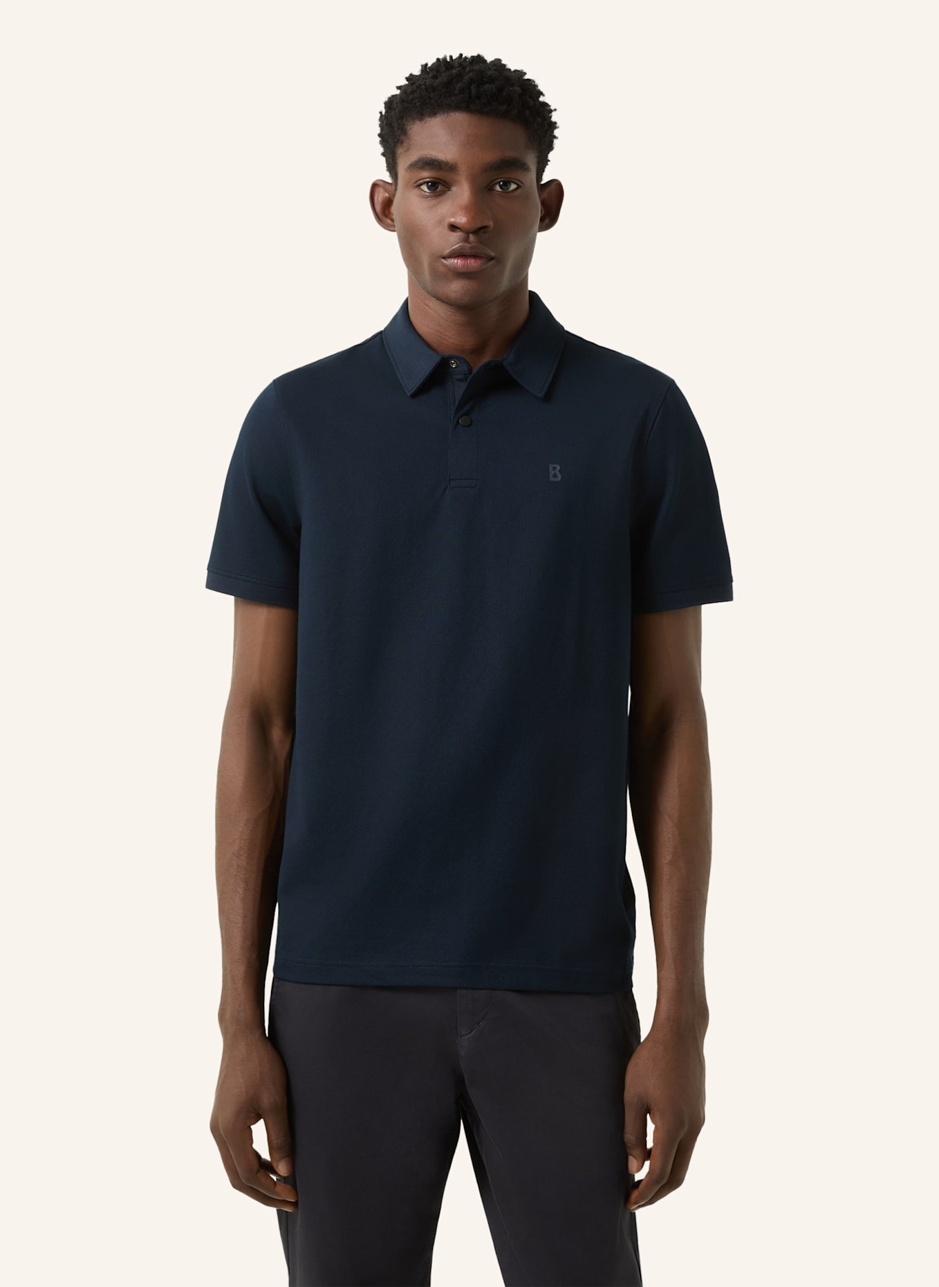 BOGNER Piqué-Poloshirt TIMO Regular Fit: DUNKELBLAU