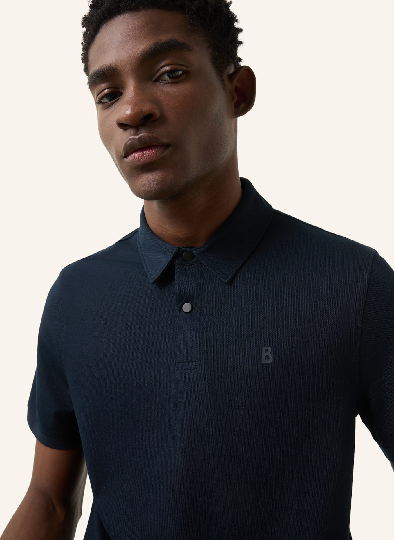 BOGNER Piqué-Poloshirt TIMO Regular Fit: DUNKELBLAU