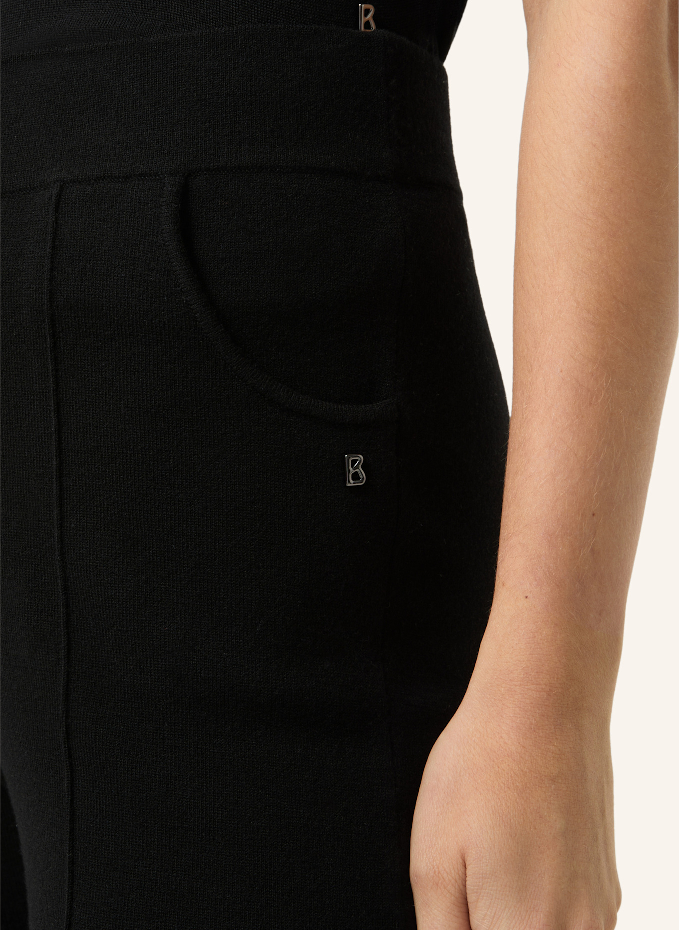 BOGNER Strickhose: SCHWARZ