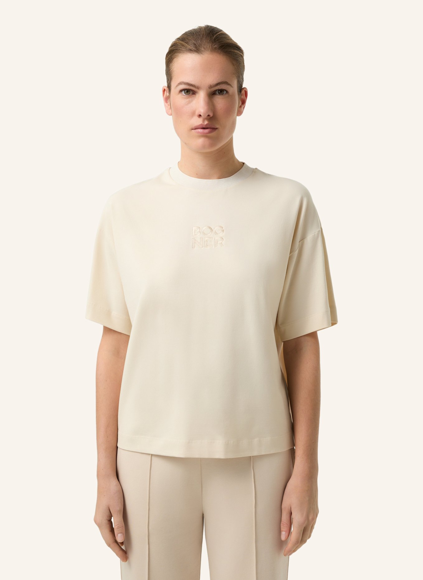 BOGNER T-Shirt: BEIGE