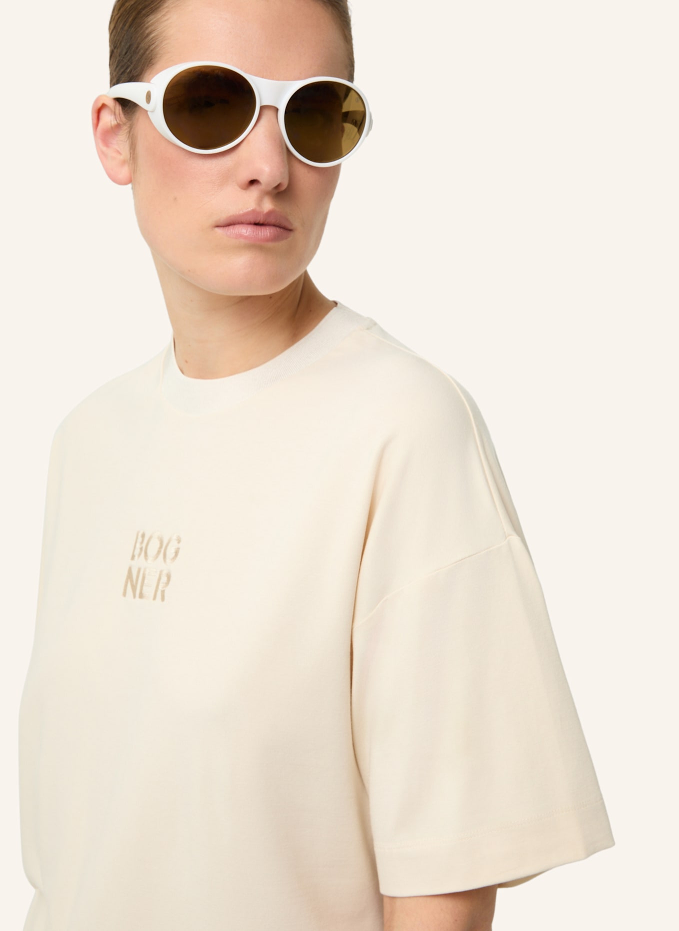 BOGNER T-Shirt: BEIGE