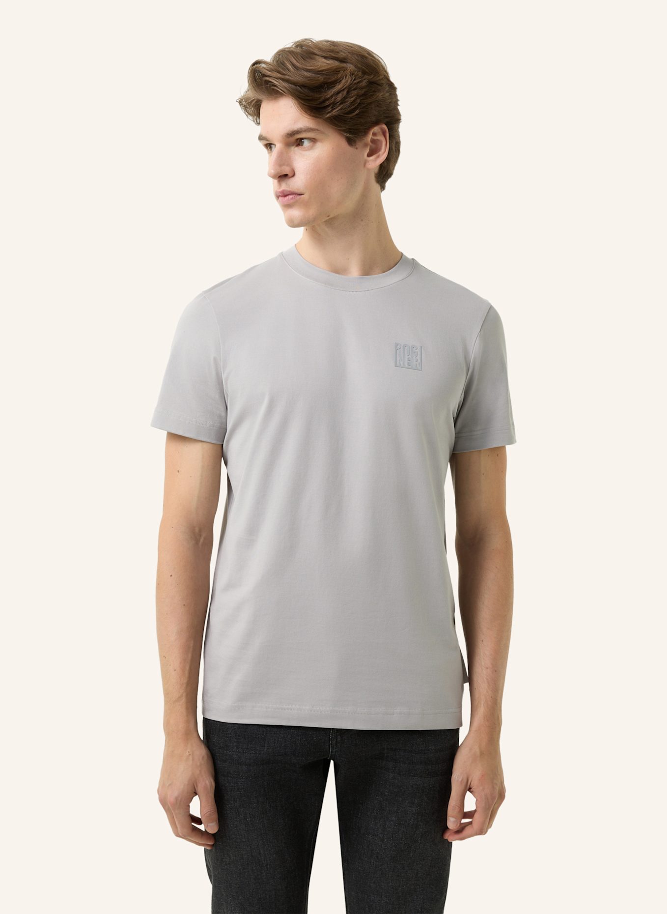BOGNER T-Shirt: HELLGRAU