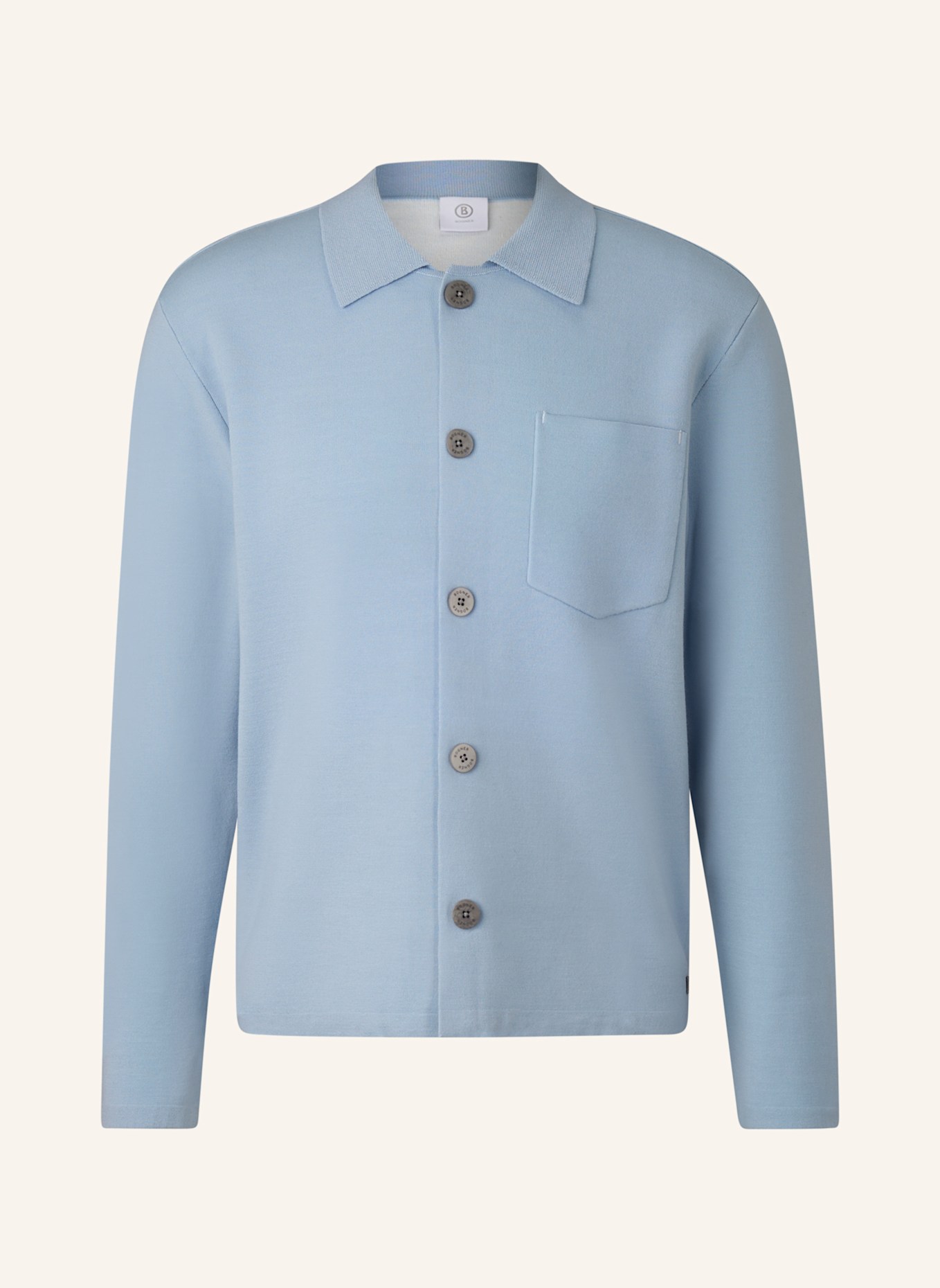 BOGNER Strickjacke OLAF: HELLBLAU