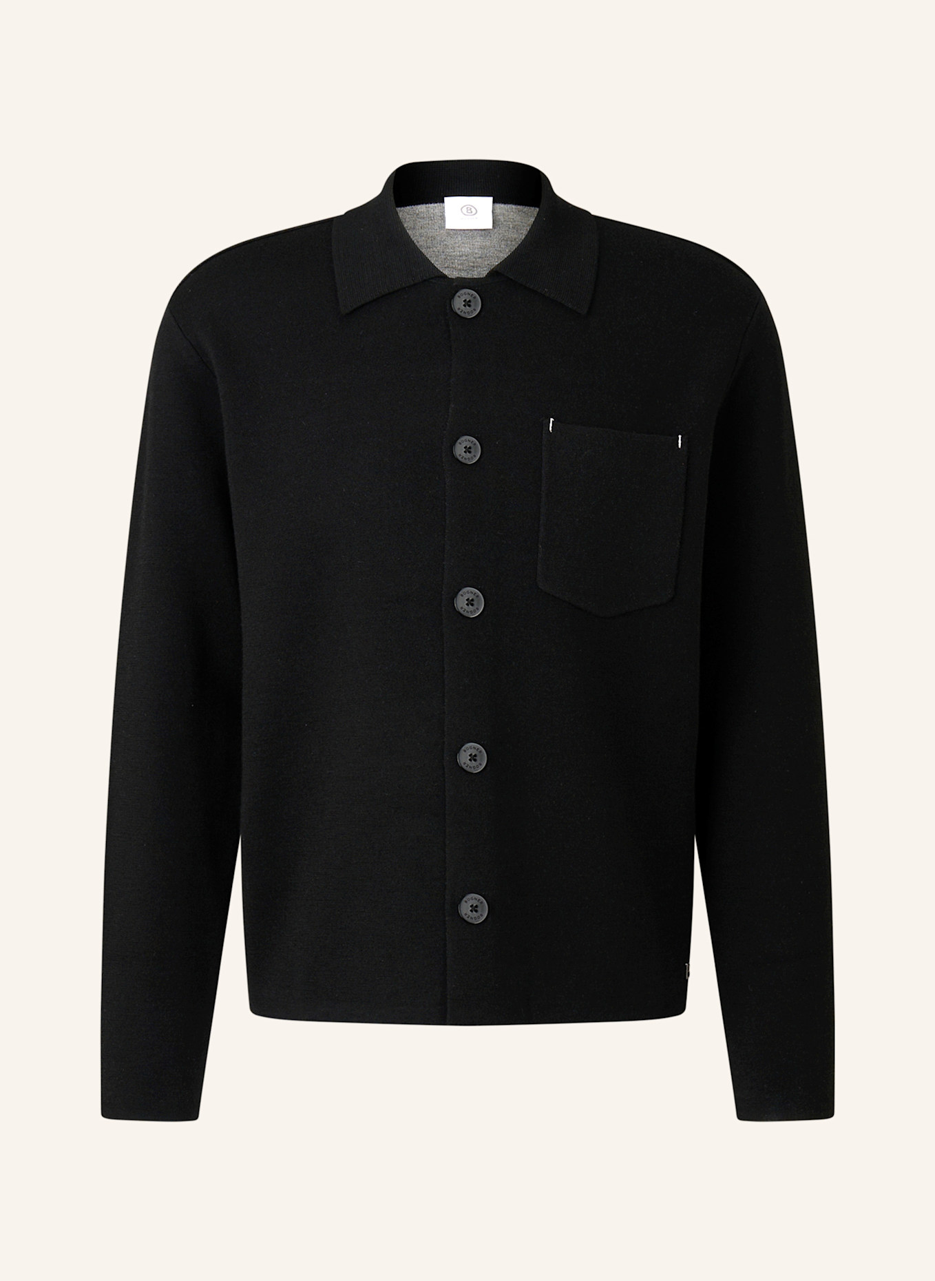 BOGNER Strickjacke OLAF: SCHWARZ