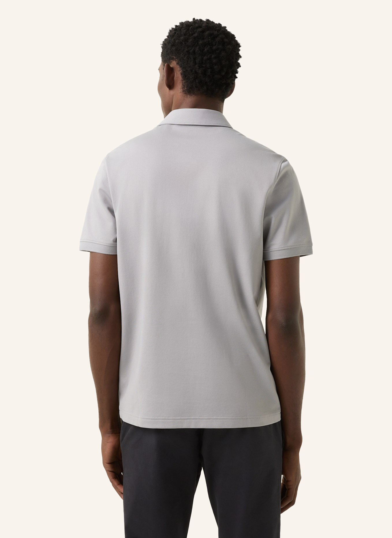 BOGNER Piqué-Poloshirt TIMO Regular Fit: GRAU