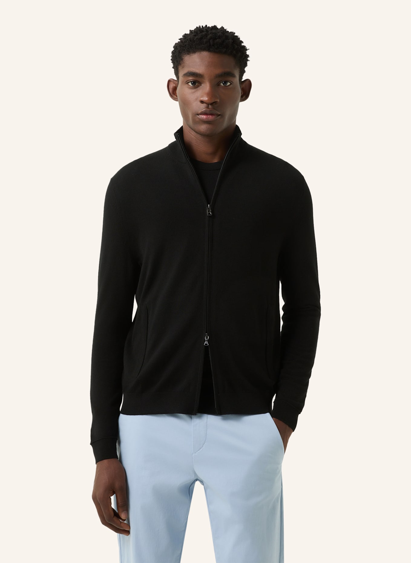 BOGNER Strickjacke: SCHWARZ