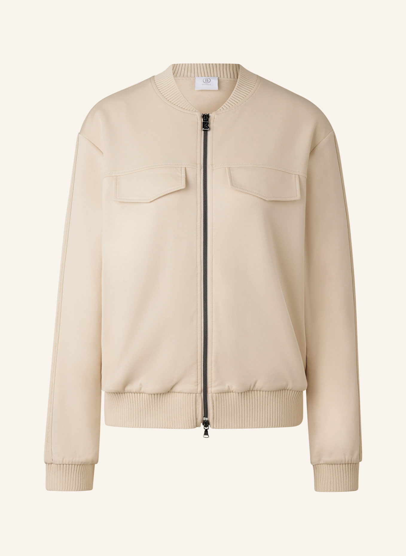 BOGNER Sweatjacke: BEIGE