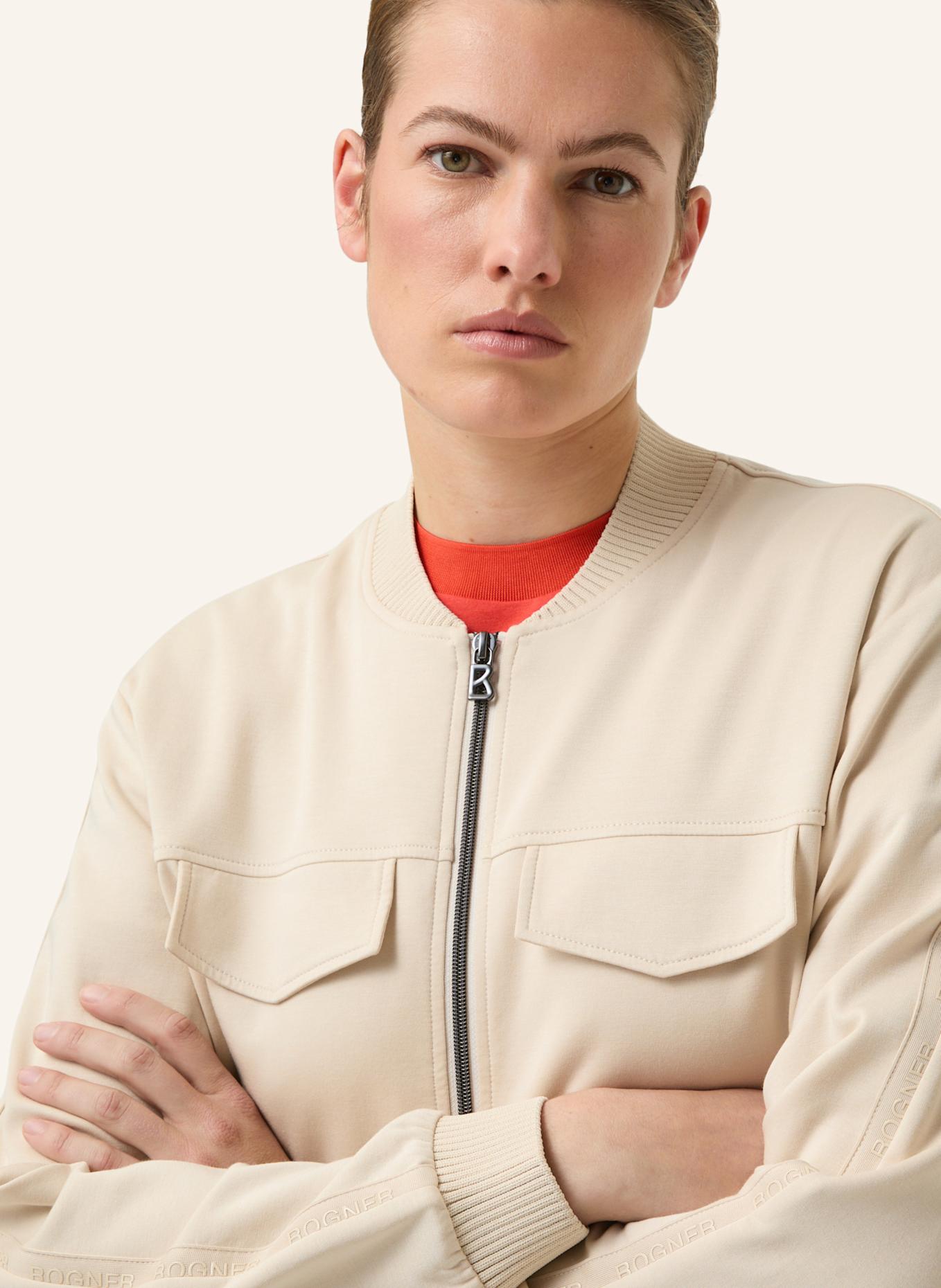 BOGNER Sweatjacke: BEIGE