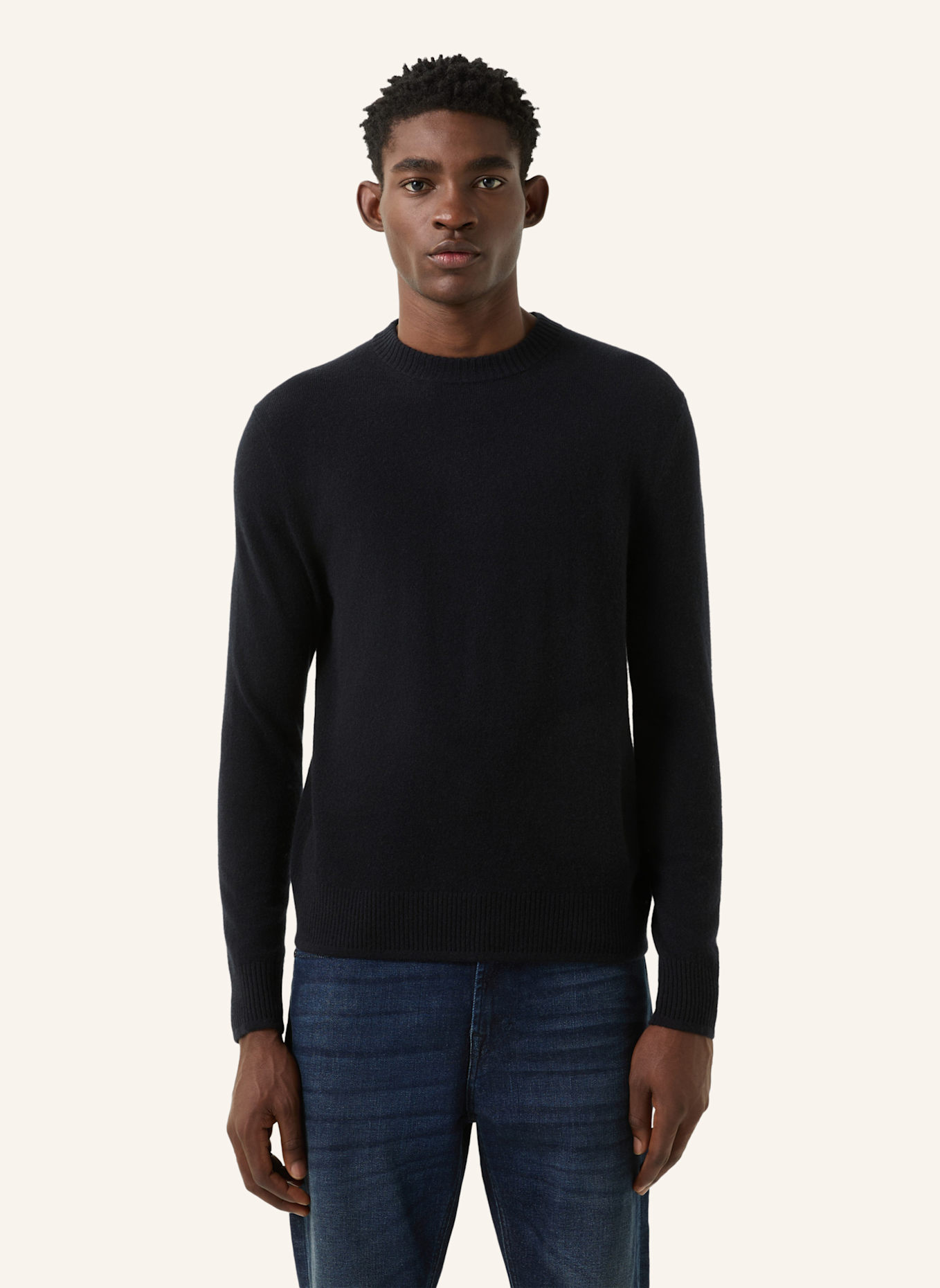 BOGNER Cashmere-Pullover BRENDON: DUNKELBLAU