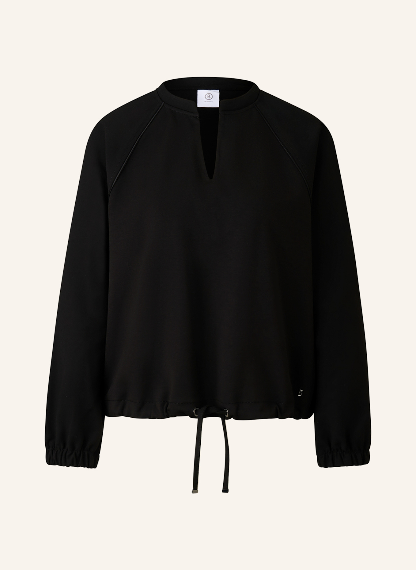BOGNER Sweatshirt: SCHWARZ