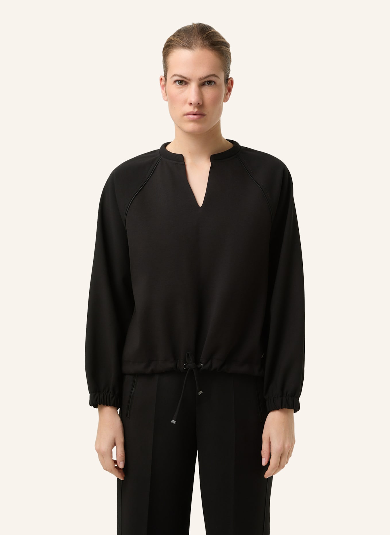 BOGNER Sweatshirt: SCHWARZ