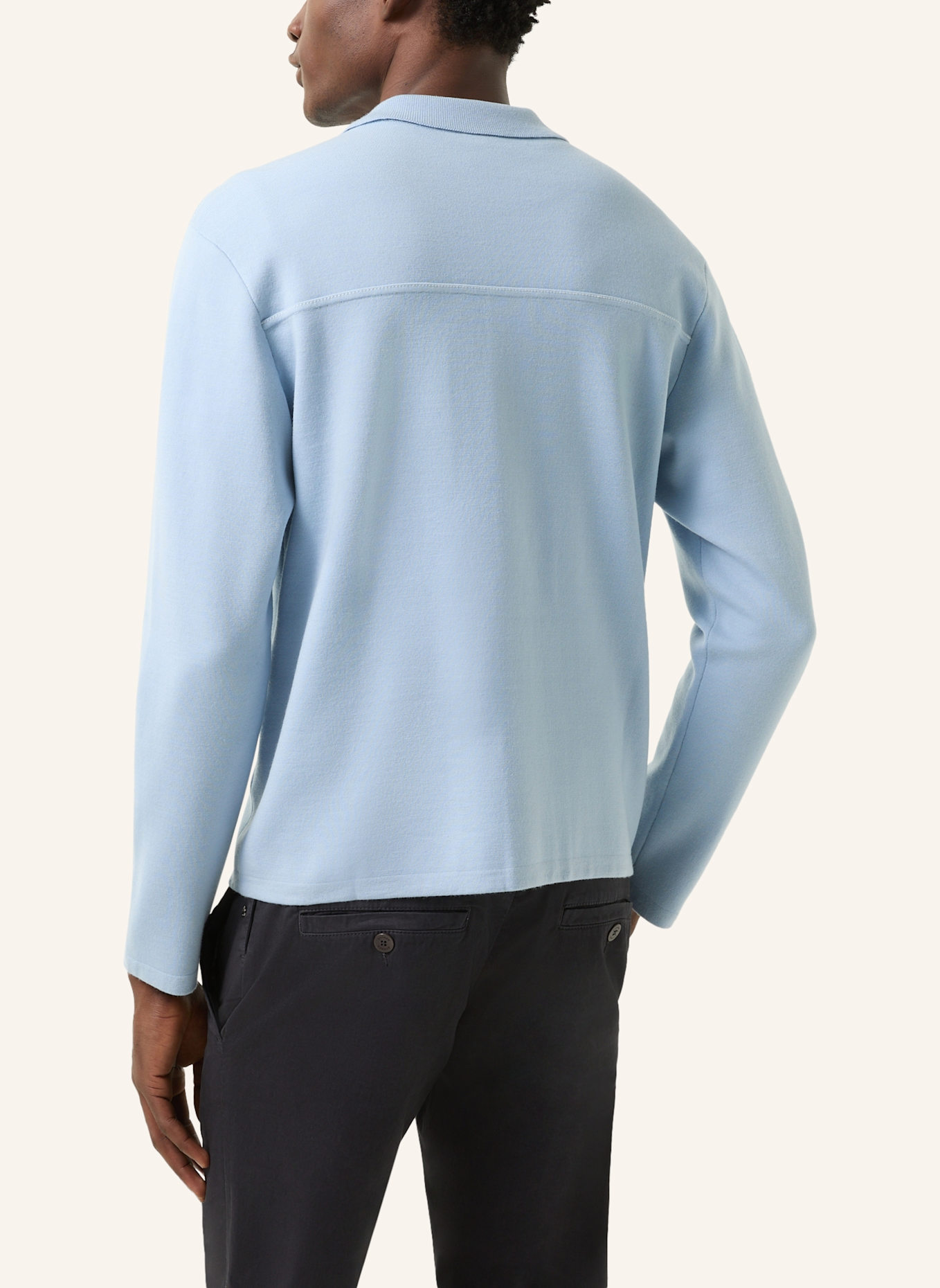 BOGNER Strickjacke OLAF: HELLBLAU