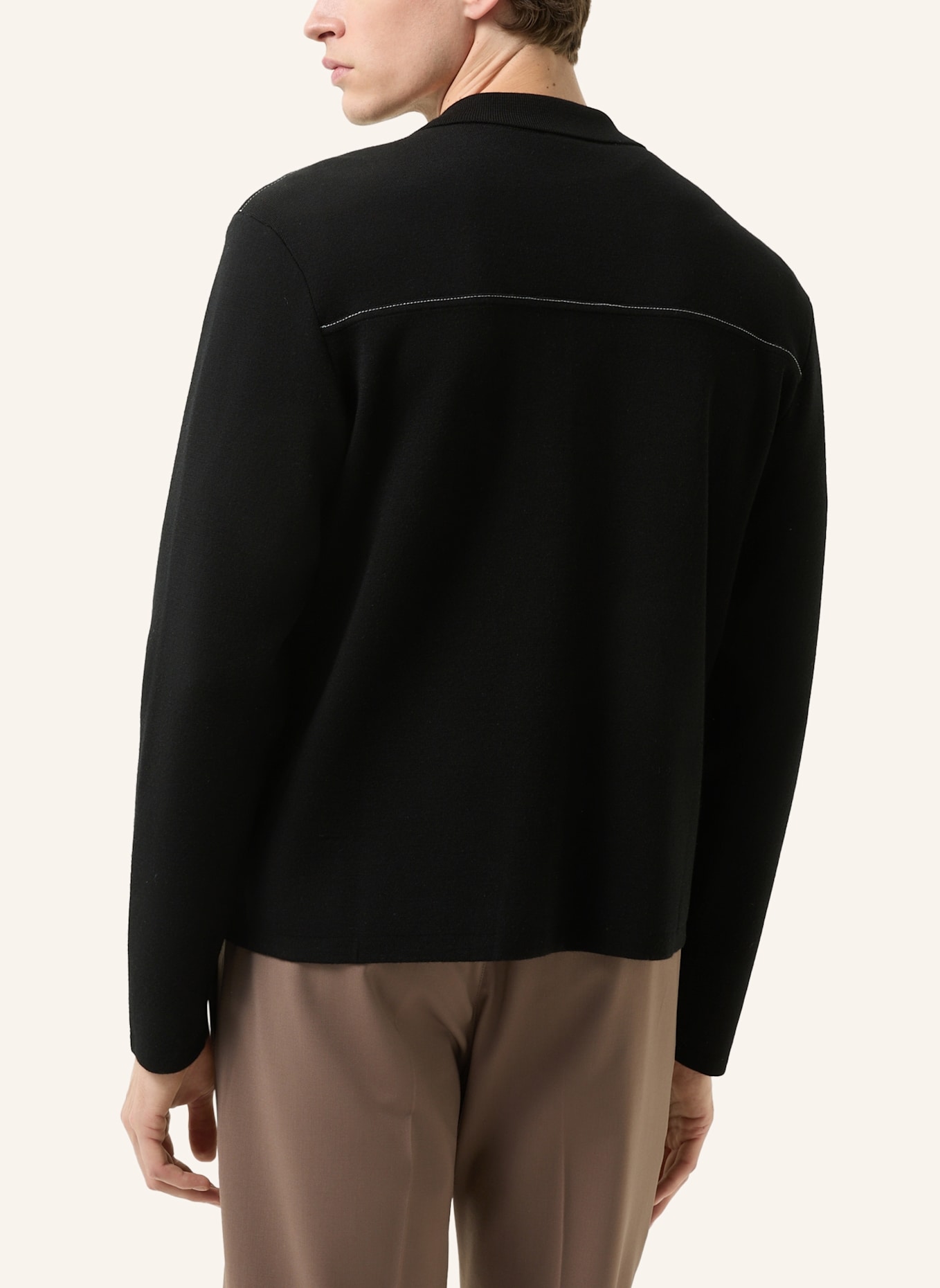 BOGNER Strickjacke OLAF: SCHWARZ