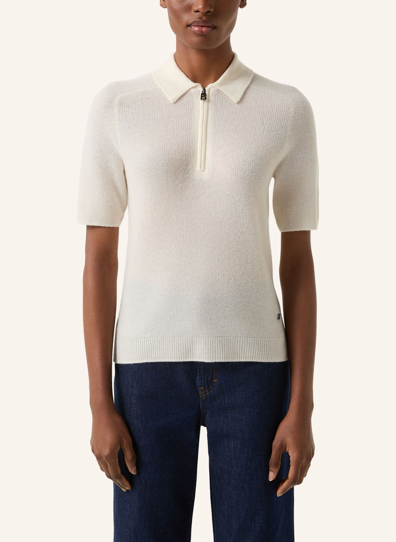 BOGNER Strickshirt: BEIGE