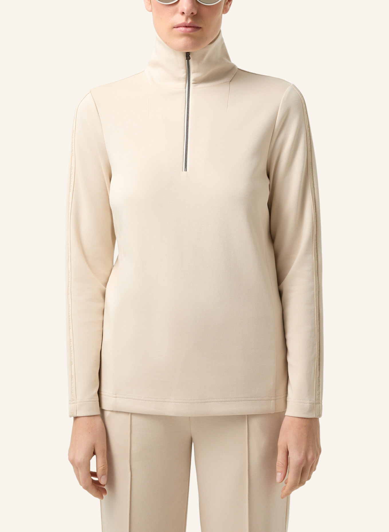 BOGNER Sweatshirt: BEIGE