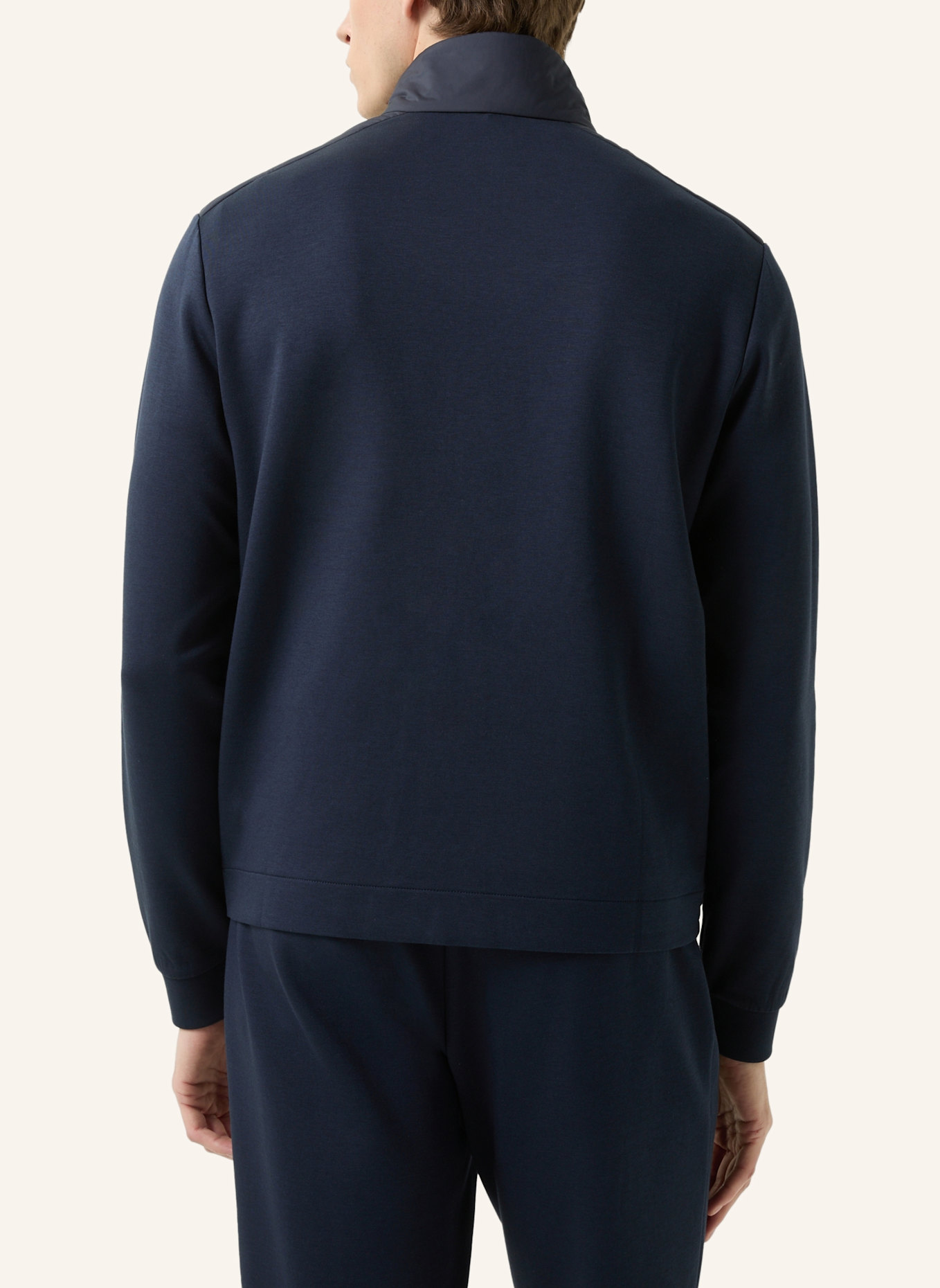 BOGNER Jacke ROVER im Materialmix: DUNKELBLAU