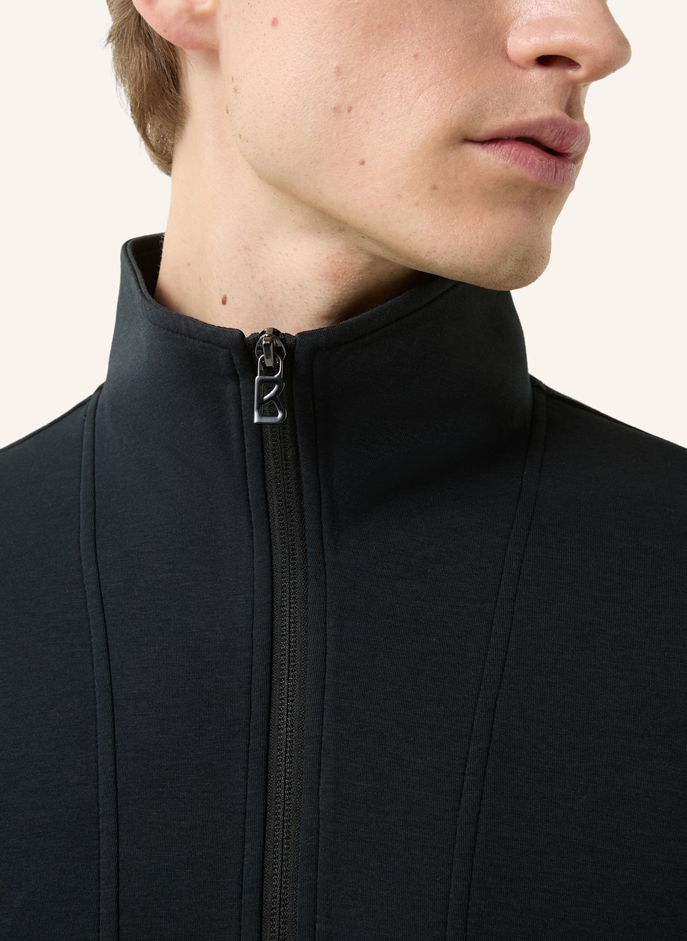 BOGNER Sweatshirt: SCHWARZ