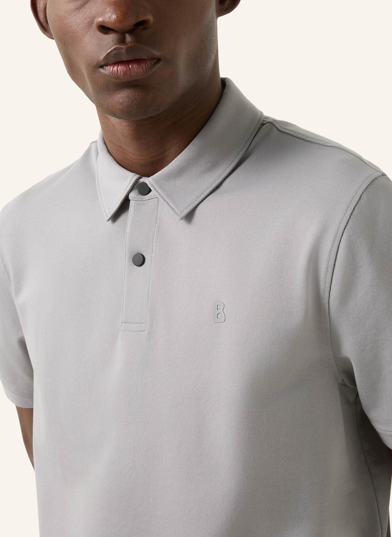 BOGNER Piqué-Poloshirt TIMO Regular Fit: GRAU