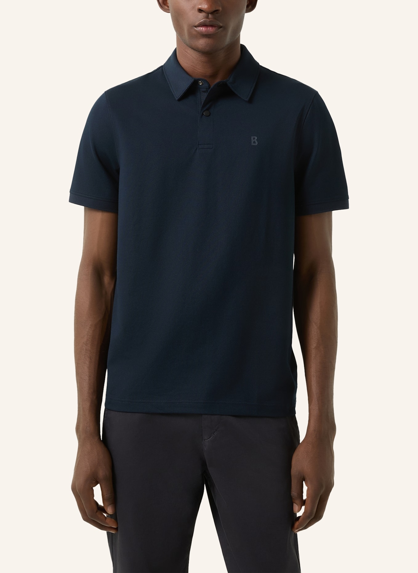 BOGNER Piqué-Poloshirt TIMO Regular Fit: DUNKELBLAU