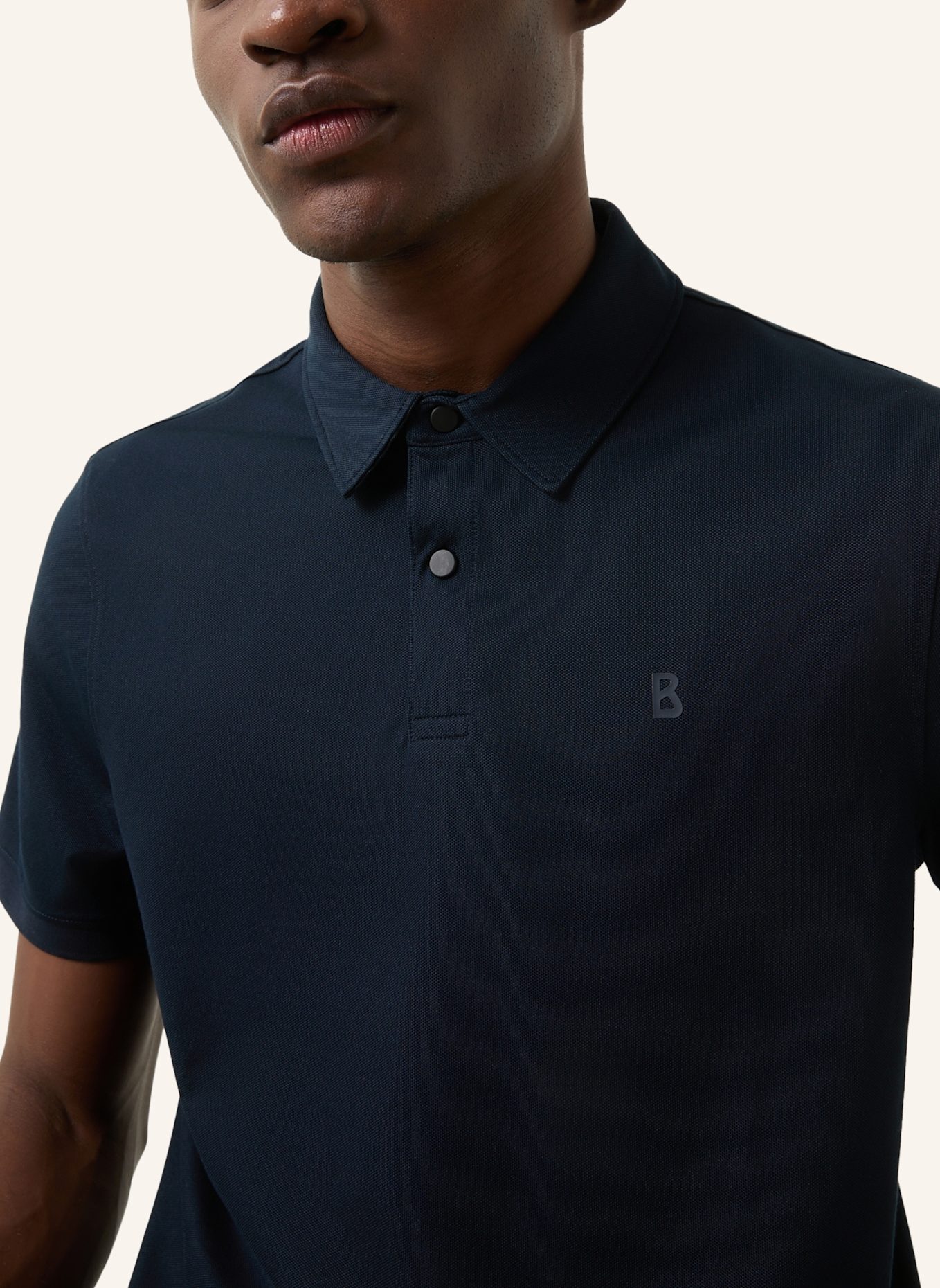 BOGNER Piqué-Poloshirt TIMO Regular Fit: DUNKELBLAU