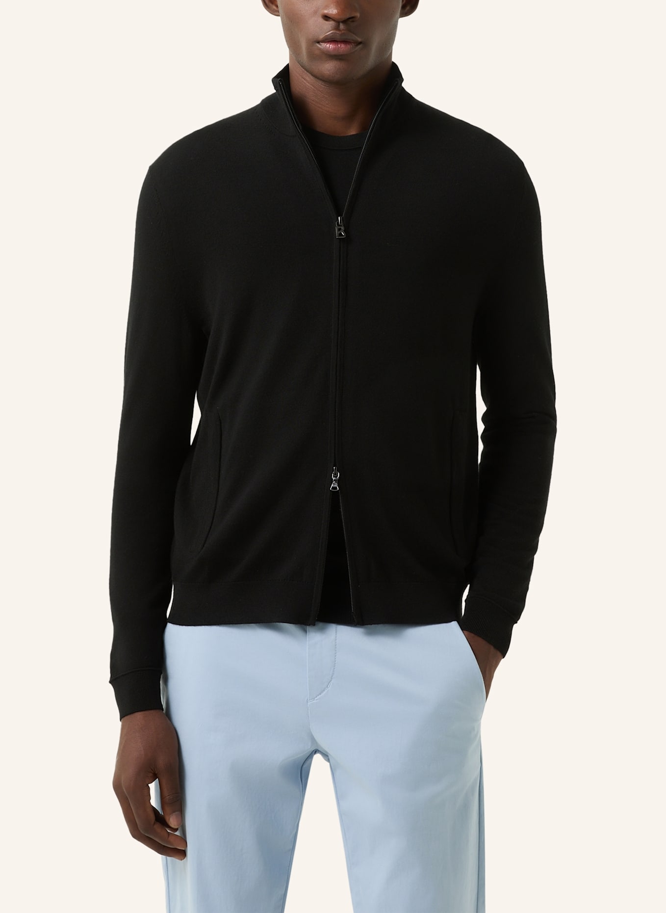 BOGNER Strickjacke: SCHWARZ