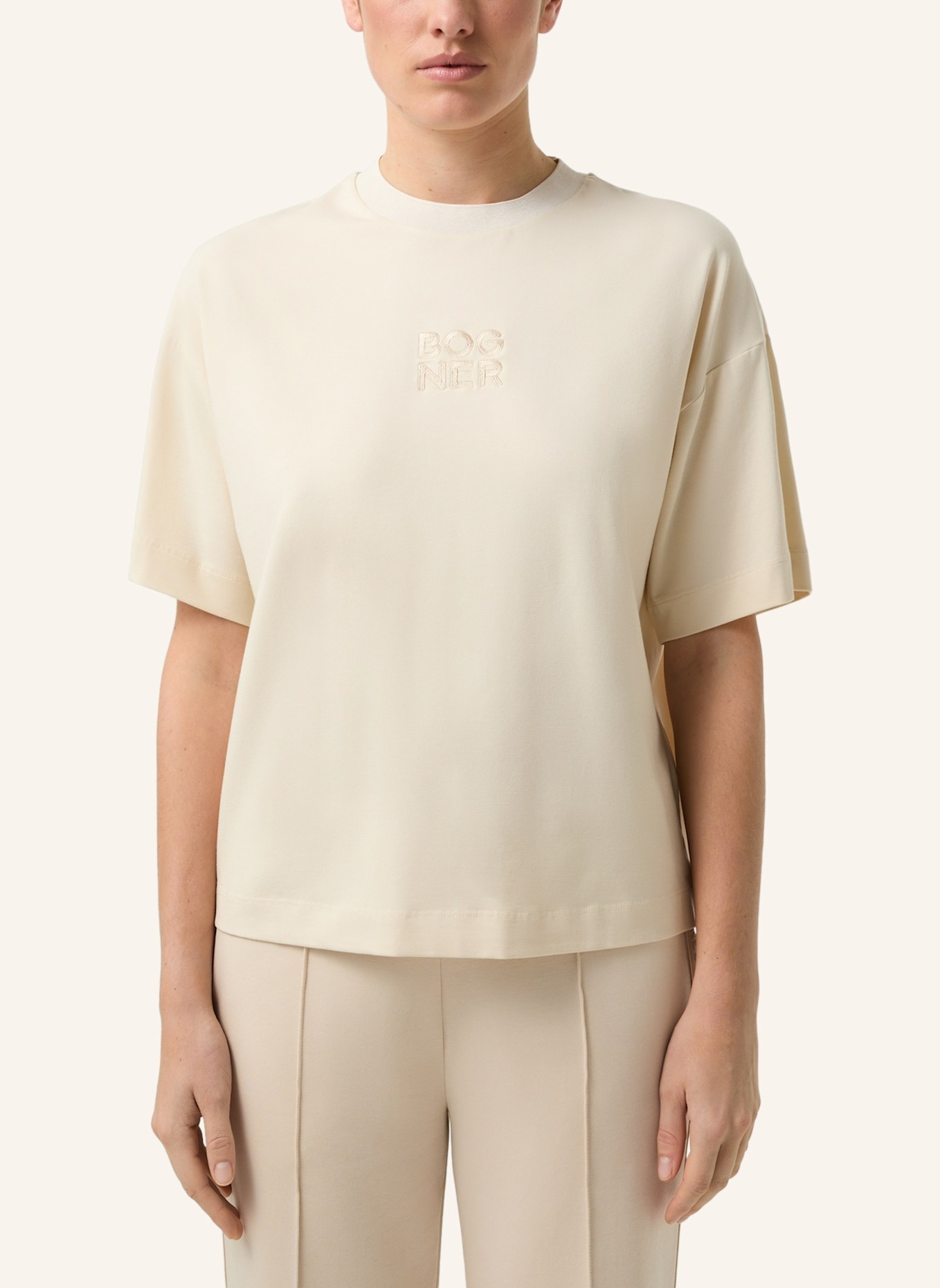 BOGNER T-Shirt: BEIGE