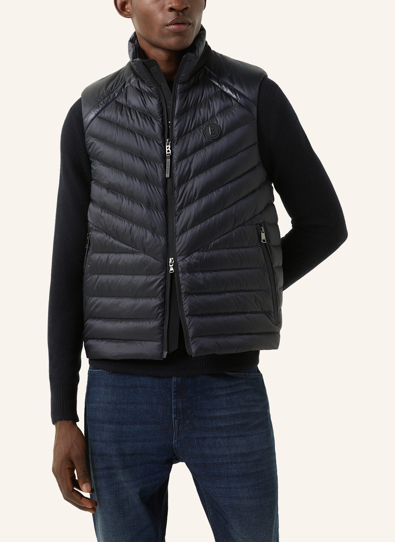 BOGNER Daunenweste: DUNKELBLAU