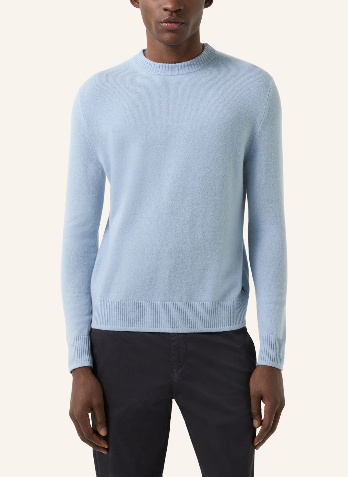 BOGNER Cashmere-Pullover BRENDON: HELLBLAU