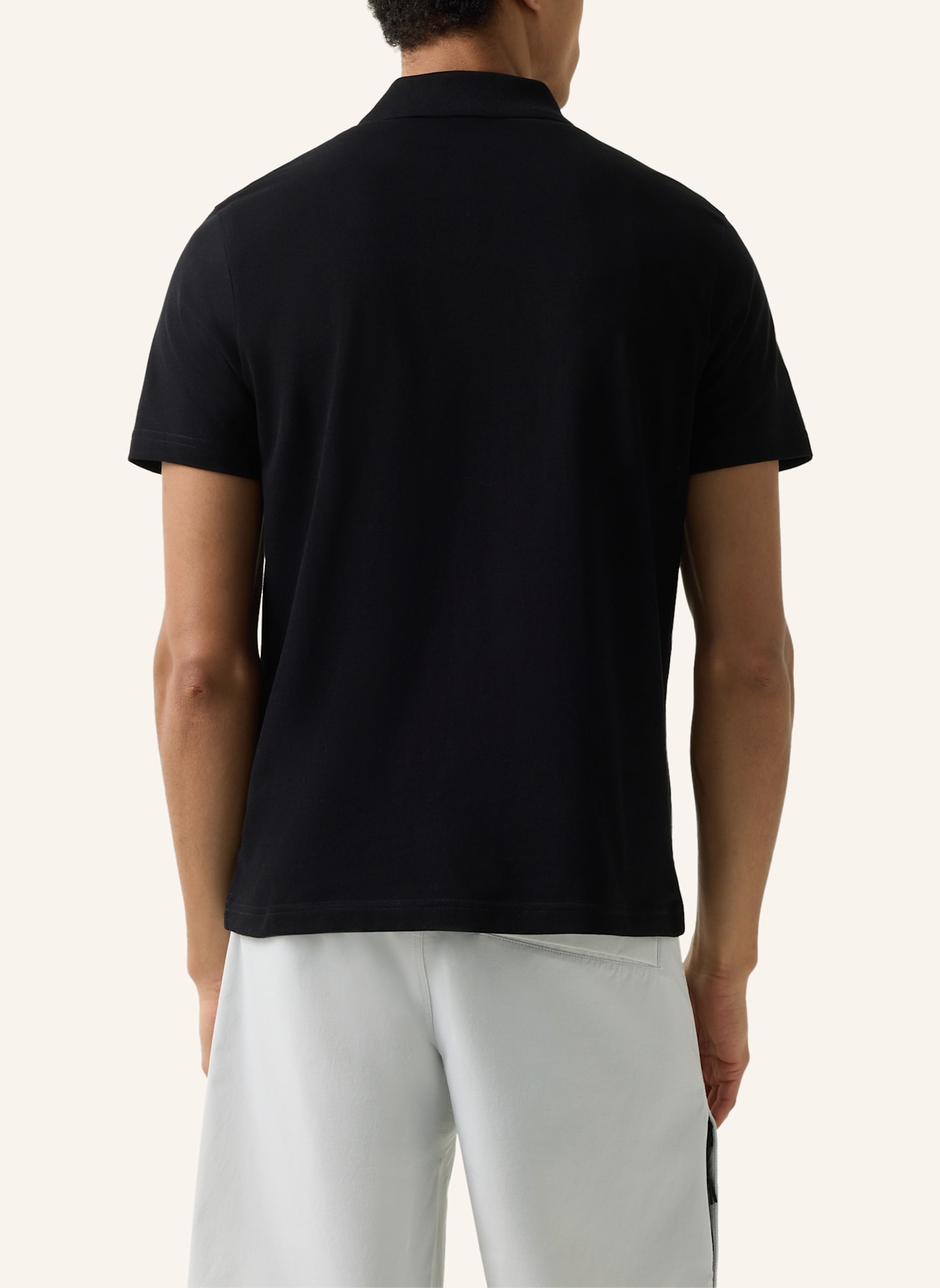 FIRE+ICE Polo-Shirt: SCHWARZ