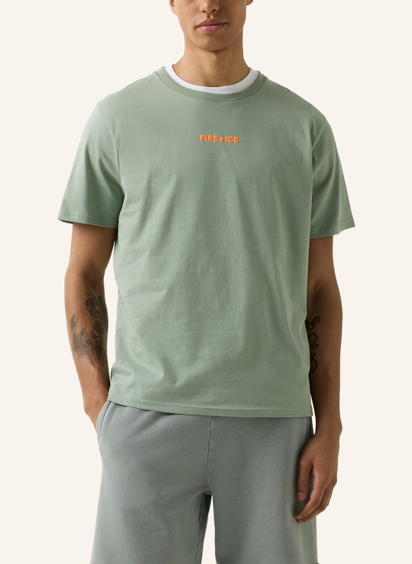 FIRE+ICE T-Shirt: GRÜN