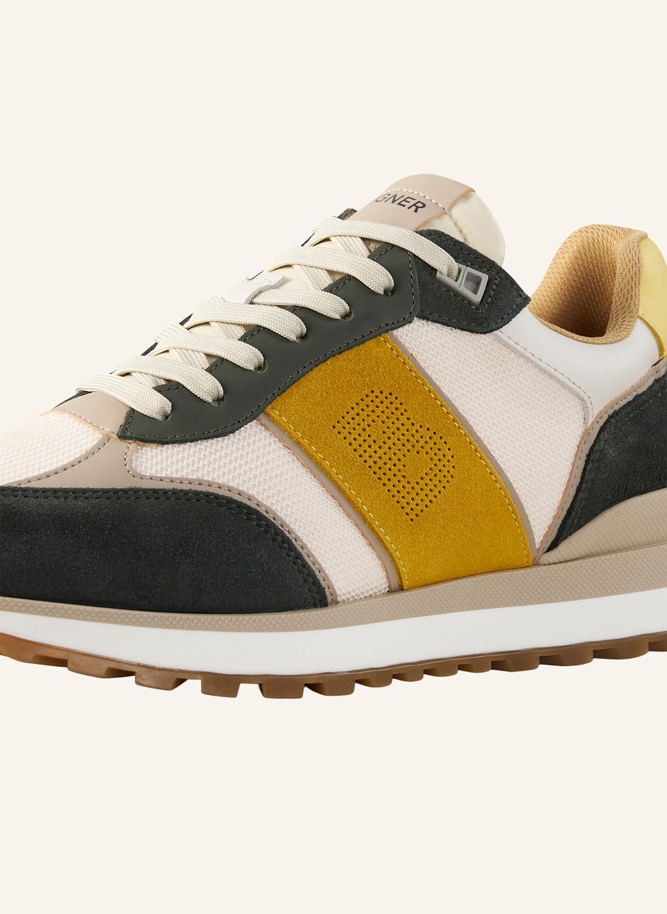 BOGNER Sneaker: DUNKELGRÜN/ GELB/ WEISS