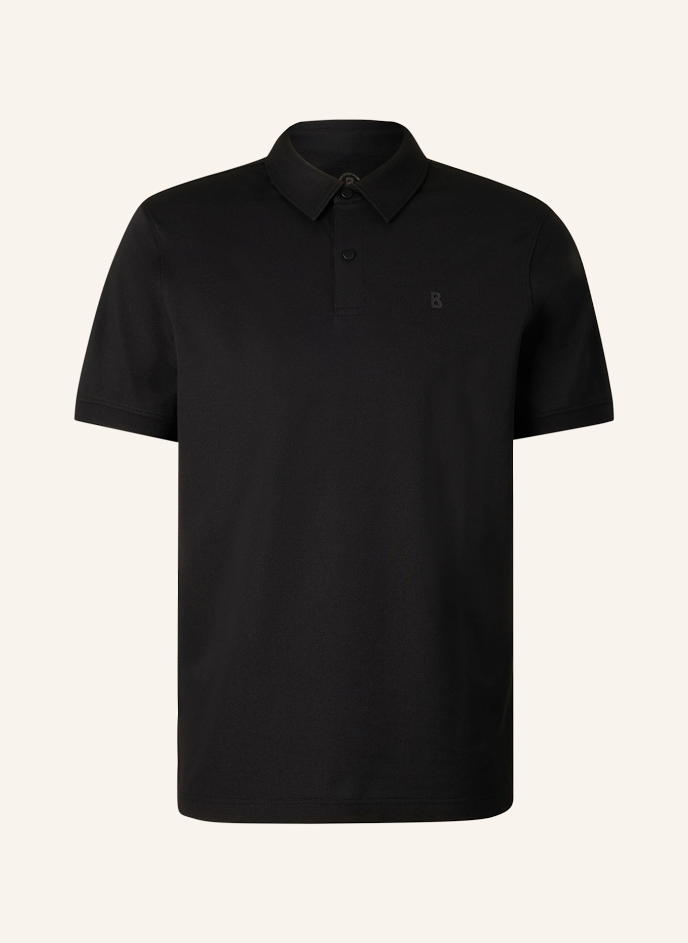 BOGNER Piqué-Poloshirt TIMO: SCHWARZ