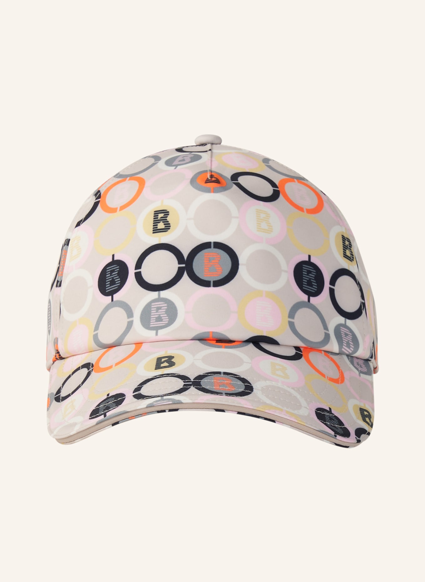 BOGNER Cap: BEIGE/ ORANGE/ GRAU