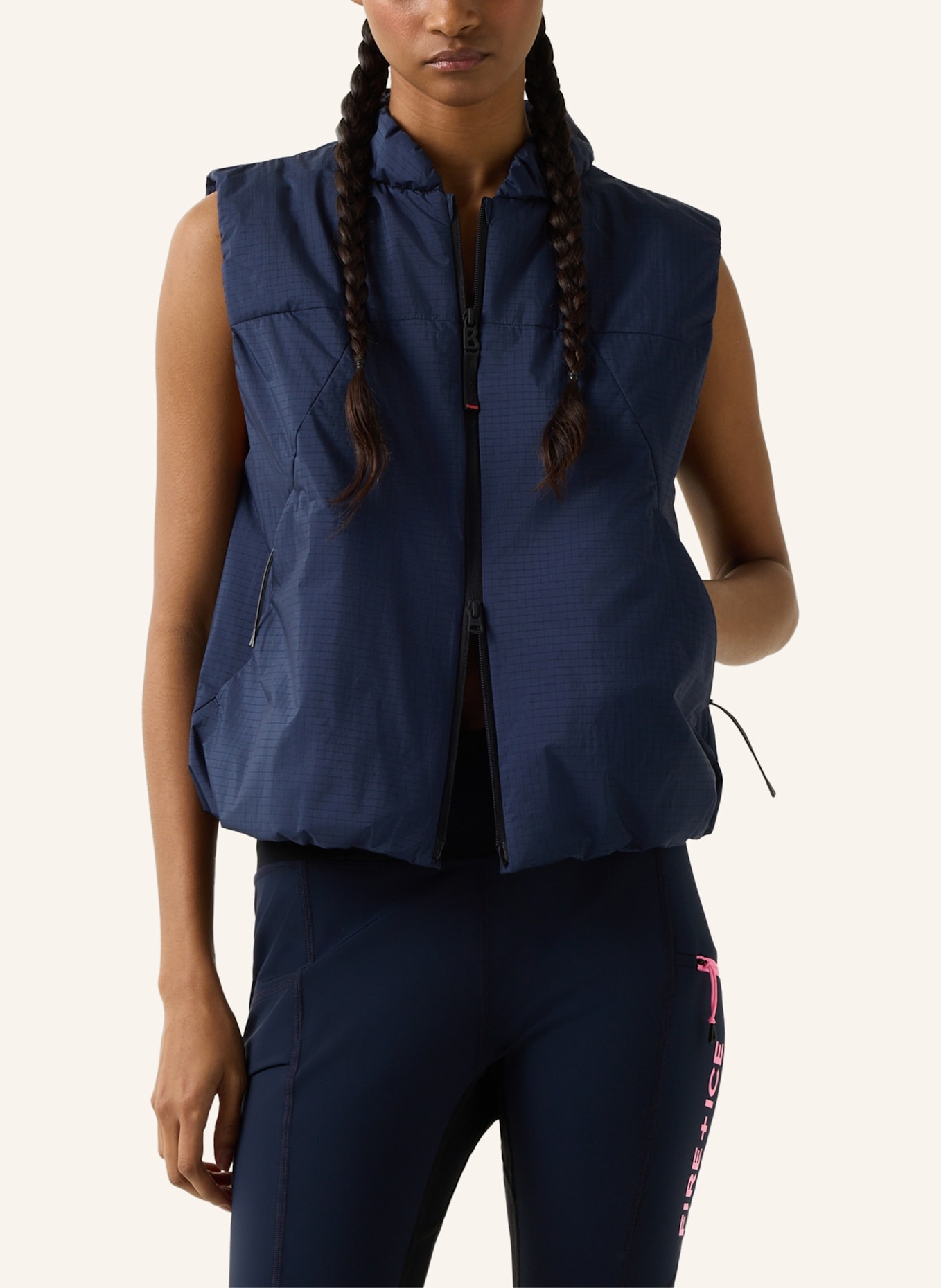 FIRE+ICE Weste: DUNKELBLAU